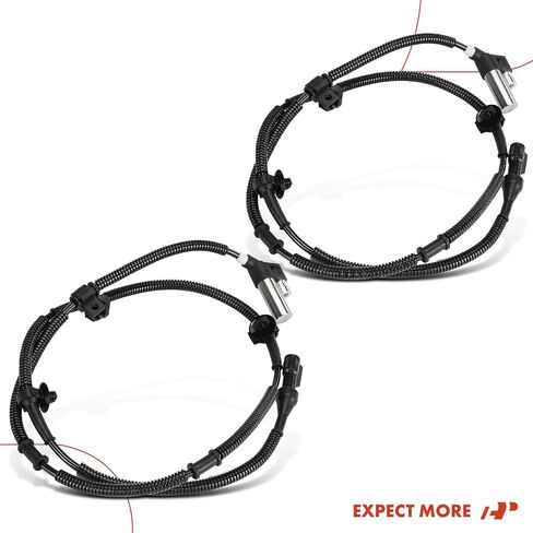 A-Premium ABS Wheel Speed Sensor Compatible with Ford, Mazda Models - Ranger 1995-1997, B2300 1995-1997, B3000/B4000 1995-1997 - Front Driver and Passenger Side, 2-PC Set, Replace# ZZM143701 in Saudi Arabia