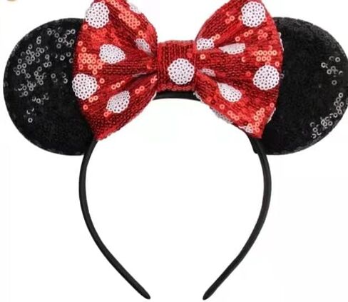 CLGIFT Fabric Hair Bows, Set of 12 Sequin Bows 5 Inches - Large Glitter Bows, DIY Hair Bows - No Clips (Silver) in Saudi Arabia