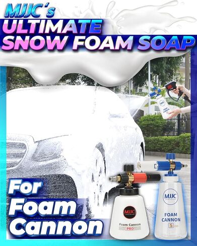 MJJC Foam (128 fl oz) Ultimate Snow Foam Car Wash Soap Specialized Car Shampoo for Foam Cannon and Pressure Washer, Safe for Cars (pH Neutral, 10x Concentrated) lime mint scent in Kuwait
