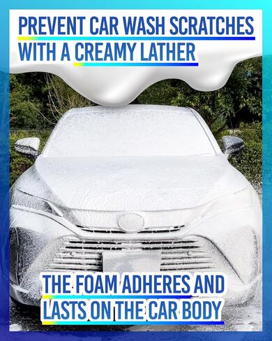 MJJC Foam (128 fl oz) Ultimate Snow Foam Car Wash Soap Specialized Car Shampoo for Foam Cannon and Pressure Washer, Safe for Cars (pH Neutral, 10x Concentrated) lime mint scent in Kuwait