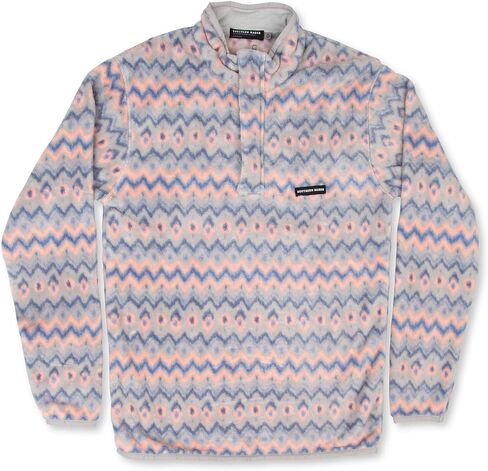 Southern Marsh Tangier Ikat Fleece Pullover in Saudi Arabia