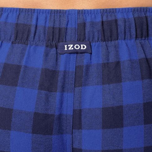 طقم نوم رجالي من IZOD بأكمام طويلة من الجيرسيه وسروال بيجامة من الفلانيل in Saudi Arabia