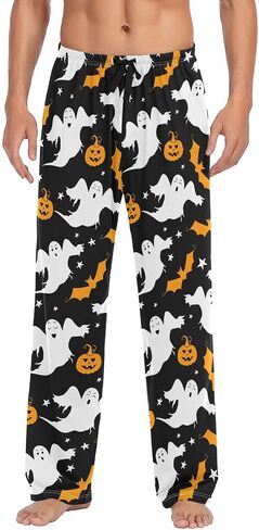 Fisyme Mens Pajama Pants Men's Pajama Bottoms Soft Sleep Lounge Pj Pants in Kuwait