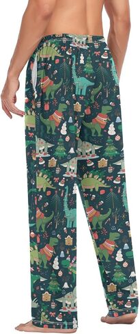 Fisyme Mens Pajama Pants Men's Pajama Bottoms Soft Sleep Lounge Pj Pants in Kuwait