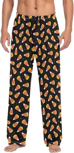 Fisyme Mens Pajama Pants Men's Pajama Bottoms Soft Sleep Lounge Pj Pants in Kuwait