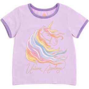 Unicorn Academy Sophia & Wildstar Girls T-Shirt Little Kid Sizes (4-6)
