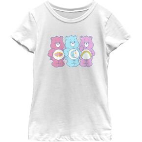 Fifth Sun Care Bear Trio Girls Short Sleeve Tee Shirt
