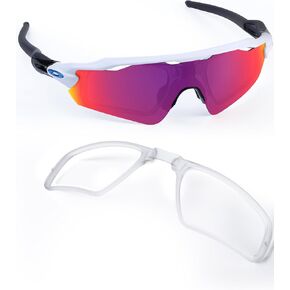 SAUCER Rx Insert Optical Adaptor Rx Prescription Lens Carrier for Oakley Radar EV Series Sunglasses