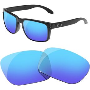 عدسات بديلة مستقطبة لنظارات Oakley Holbrook XL الشمسية - خيارات متعددة، مع قطعة قماش للعدسة