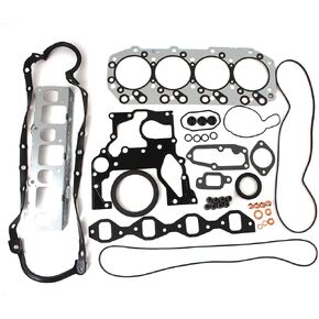 PANGOLIN 4JB1 Engine Gasket Kit for Bobcat 843 853 1213 960 2060 Excavator Aftermarket Parts, 3 Month Warranty