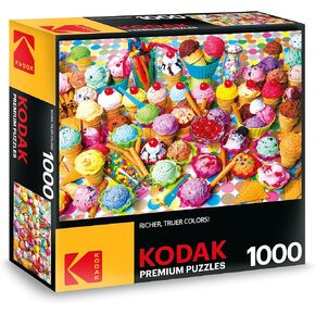 KODAK PREMIUM PUZZLES 1000 Piece- Balloons Over a Mountain