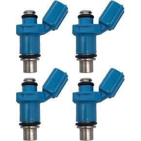 4pcs Set Fuel Injectors Compatible with Yamaha 40 50 60 HP 4 Stroke 50 60 HP 2 Stroke 6C5-13761-00-00