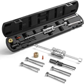 8pcs 9997410 Fuel Injector Puller Remover Tool Kit Steel Hand-operated Kits Fit for Ford & Volvo Duratec EcoBoost GTDI1.0L 1.5L 1.6L 1.8L 2.0L 2.3L 2.7L 3.5L #Replace 310-206