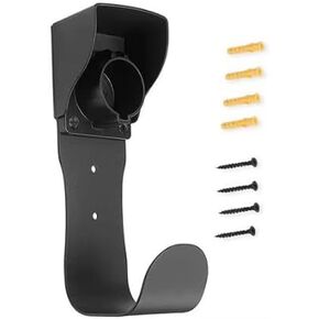 M PLUS——with Charging case ——EV Charger Holder SAE J1772 EV Charger Holster Wall-Mount EV Charging Cable Holder EV Connector Nozzle Holster Dock for SAE J1772 Heavy-Duty Steel Hook