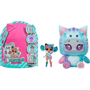 LOL Surprise Tweens Costume Surprise Emma Emo Fashion Doll with Inflatable Teal Kitty Pet Costume and Multiple Surprises Including Fabulous Fashions & Accessories – Great Gift for Kids Ages 4+