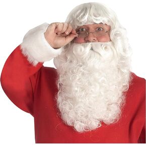 Rubie's Deluxe Santa Beard And Wig Set