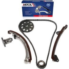 MOCA Timing Chain Kit Fit 2000-2008 for TOYOTA Corolla Celica Martix MR2 & for Chevrolet Prizm & for Pontiac Vibe Base 1.8L DOHC 16V L4 1ZZ-FE VVT-i