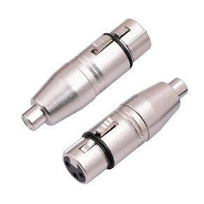 Male 5Pin XLR to Female 3Pin XLR DMX Converter Adapter 5Pin XLR Male to 3Pin XLR Female Audio Connector XLR 5Pin to 3Pin Conversion Expansion, for DMX Stage Lighting Dimmer Console-2Pack