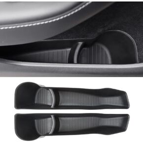 MARCHFA Interior Front Door Side Tray Pocket Compatible for 2021 2022 2023 2024 Model Y Accessories Door Handle Organizer Insert (2 Front Door Tray)