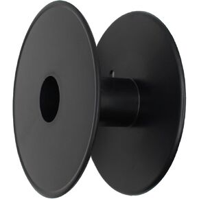 Versatile Black Plastic Empty Spools for Sewing, Embroidery, Wire, Cord, Crafts, and More - 3.6-inch Variety Pack (6pcs, 9pcs, 17pcs)