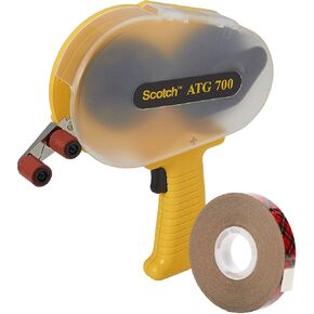ATG Bundle - 3M Scotch 700 ATG Applicator + 3M Scotch 924 ATG Premium Adhesive Transfer Tape, 1/2" x 36 yd Roll
