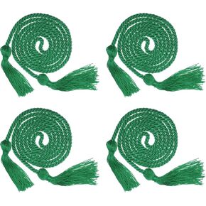 uxcell 4Pcs Graduation Honor Cord 67" with Tassel Polyester Braided Honor Cord Graduation Ropes for Graduation Party Ceremonies Graduates (Pink)