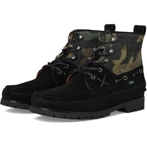 POLO RALPH LAUREN Men's Ranger Mid Camo Suede Boot Combat