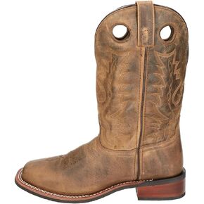 Smoky Mountain Men's Duke Western Boot Square Toe Brown 10 D