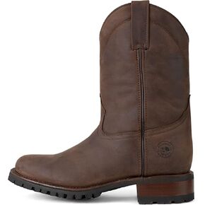 Men's Track Sole Leather Roper Boot Style 1000