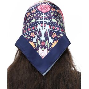 Bozidol حجاب كاثوليكي وشاح الرأس - حجاب كنيسة باندانا الكاثوليكية الوردية والصليب حجاب رأس مانتيلا قداس للكنيسة in Kuwait