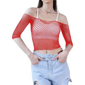 Womens Fishnet Top Baby Dolls Lingerie Mini Chemise Nightwear One Size