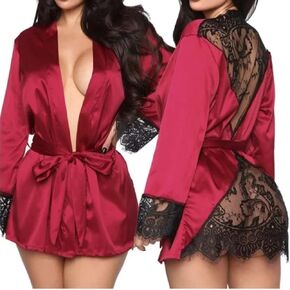 Women Lingerie Lace Chemise Sleepwear Babydoll Nightwear Sexy Strap Nightgown Chemise