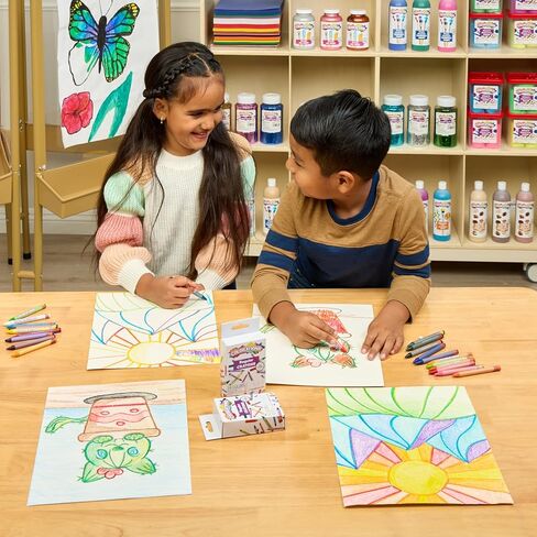 Colorations Crayons, 24 Colors, Non Toxic Crayons, Crayons for Kids, Crayons for Toddlers, Kids Crayons, Coloring, Drawing, Toddler Crayons, Toddler Art Supplies, Preschool Crayons in Saudi Arabia