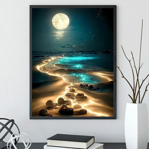 WLIKS 5D Diamond Painting Kits for Adults Bee, Diamond Art Kits for Beginners,DIY Full Drill Paint by Numbers for Adults Wall Decoration Gift 12x16inch/30x40cm in Saudi Arabia