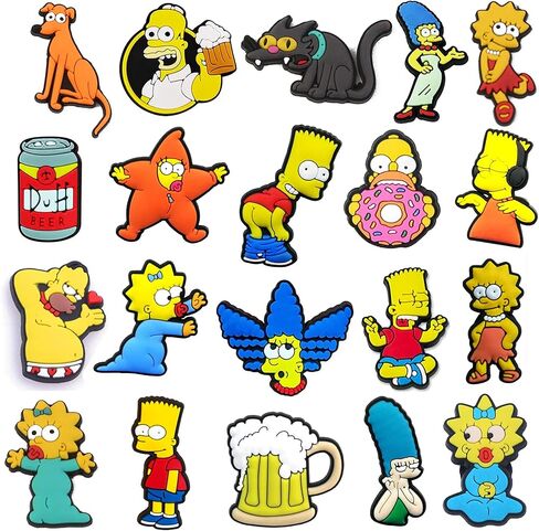 Cartoon Shoe Decoration Charms, Soft PVC Shoe Decoration Charms, Shoe Accessories Wide Applications for Shoe Wristband Clog Sandals in Saudi Arabia