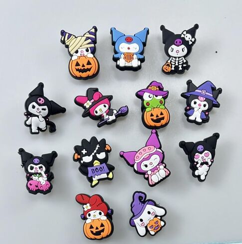 Cartoon Shoe Decoration Charms, Soft PVC Shoe Decoration Charms, Shoe Accessories Wide Applications for Shoe Wristband Clog Sandals in Saudi Arabia