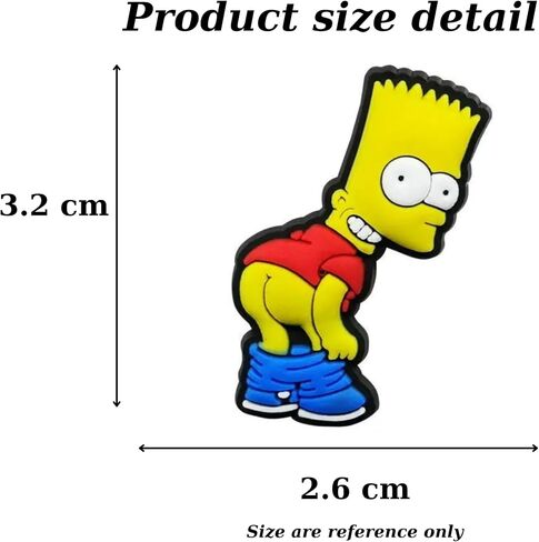 Cartoon Shoe Decoration Charms, Soft PVC Shoe Decoration Charms, Shoe Accessories Wide Applications for Shoe Wristband Clog Sandals in Saudi Arabia
