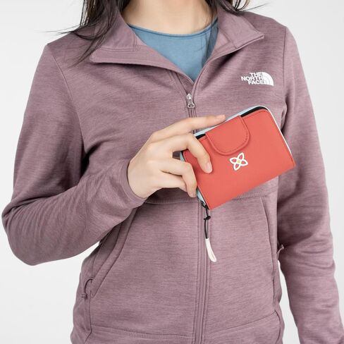 Sherpani Barcelona, Nylon Bifold Zipper Pocket Wallet for Women, Travel Bag, RFID Protection in Saudi Arabia