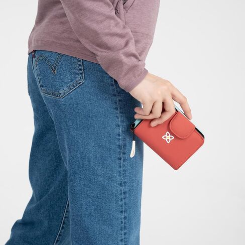 Sherpani Barcelona, Nylon Bifold Zipper Pocket Wallet for Women, Travel Bag, RFID Protection in Saudi Arabia