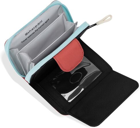 Sherpani Barcelona, Nylon Bifold Zipper Pocket Wallet for Women, Travel Bag, RFID Protection in Saudi Arabia