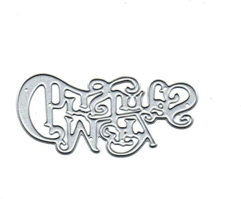 عيد ميلاد سعيد شجرة عيد الميلاد المعدنية يموت التخفيضات، عيد ميلاد سعيد رسالة قطع يموت قطع الإستنسل لألبوم القصاصات DIY الزخرفية النقش ورقة يموت لصنع بطاقة سكرابوكينغ in Kuwait