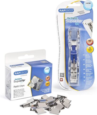 RAPESCO 1300A Supaclip 60 Kit, Dispenser and 100 Stainless Steel Refill Clips in Kuwait