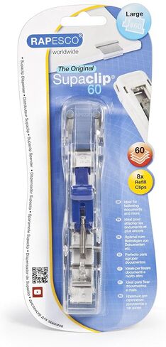 RAPESCO 1300A Supaclip 60 Kit, Dispenser and 100 Stainless Steel Refill Clips in Kuwait