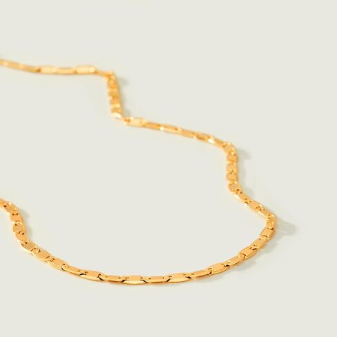 MEVECCO Dainty Gold Link Chain Anklet,14K Gold Plated Handmade Cute Dainty Anklet for Women in Kuwait