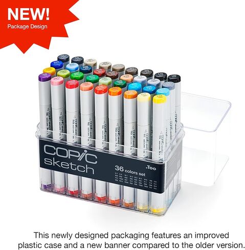 COPIC Manga Illustration Copc Sketch Pieces, 24 Colors, no in Saudi Arabia