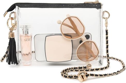 YGR Womens Clear Purse Stadium Approved Small Crossbody Bag for Concert, Prom Sport Events Party in Saudi Arabia