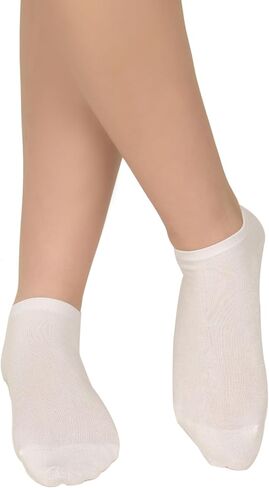 Bulusorganic Ankle Socks, 6 Pair of 100% Organic Cotton Socks, Compression for a Secure Fit, Reinforced Toe and Heel in Saudi Arabia
