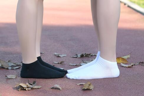 Bulusorganic Ankle Socks, 6 Pair of 100% Organic Cotton Socks, Compression for a Secure Fit, Reinforced Toe and Heel in Saudi Arabia