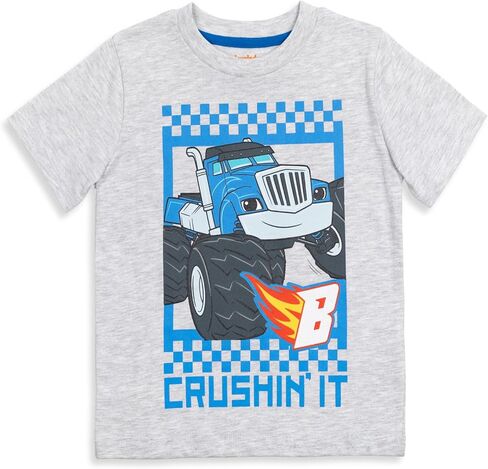 Blaze and the Monster Machines Pickle Crusher Blaze Stripes Zeg Stripes 3 Pack T-Shirts Toddler to Little Kid in Kuwait
