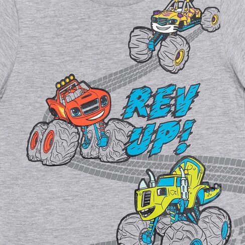 Blaze and the Monster Machines Pickle Crusher Blaze Stripes Zeg Stripes 3 Pack T-Shirts Toddler to Little Kid in Kuwait